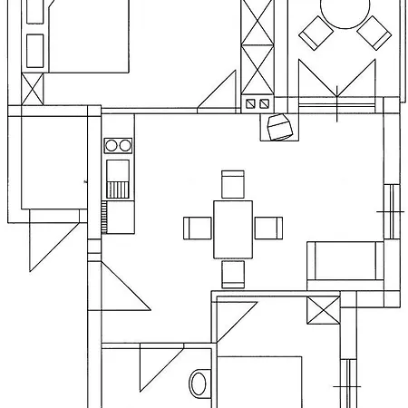 In With Balcony, Air Conditioning, Wifi, Washing Machine 3590-1 * Punat